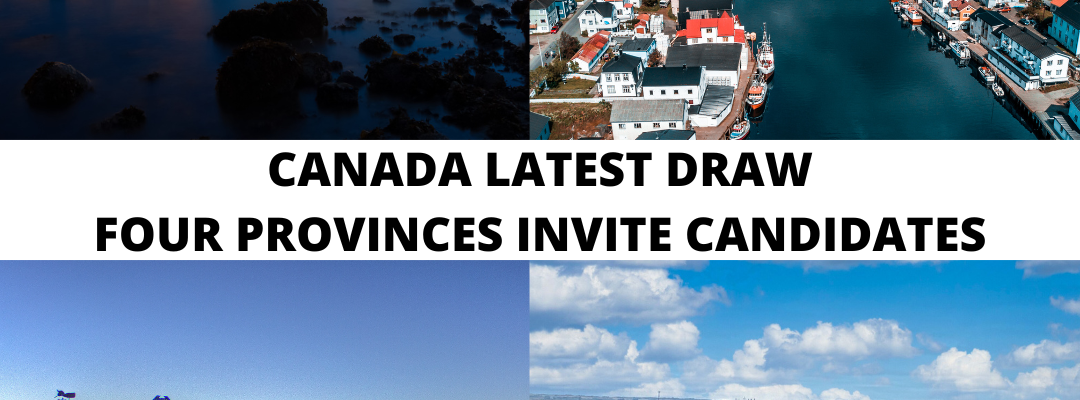 draw results from Saskatchewan, Quebec, Prince Edward Island, and British Columbia