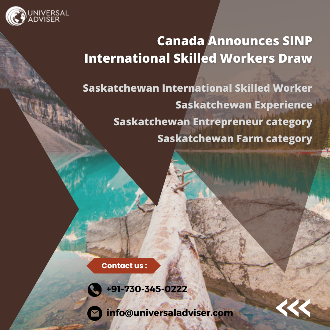 Canada Announces SINP International Skilled Workers Draw