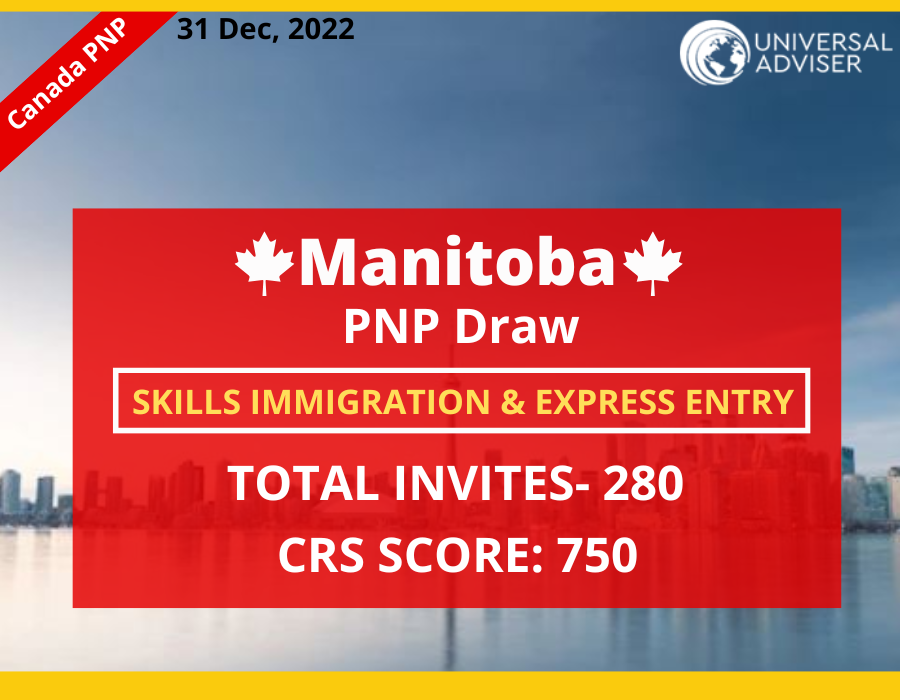 Manitoba PNP Draw, Universal Adviser Immigration, Express Entry