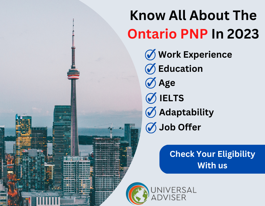 Ontario PNP, Canada Immigration PR Visa Consultants, Universal Adviser