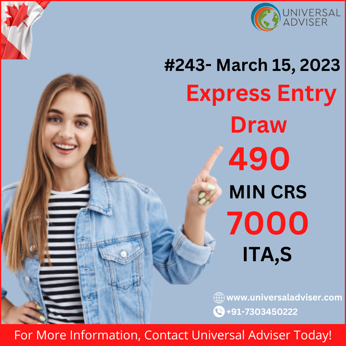 Canada Holds Its Largest Express Entry Draw 7000 Invited