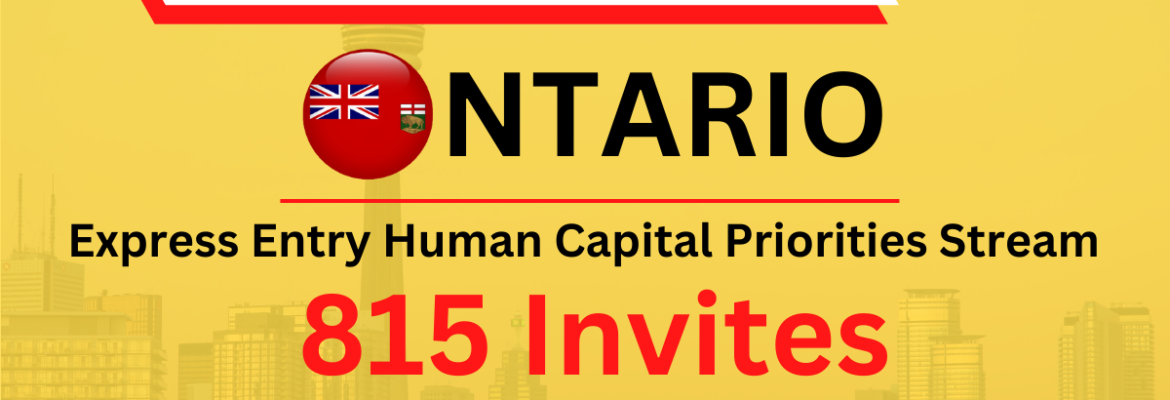 Ontario PNP Draw Targeted Express Human Capital Candidates, Canada Immigration Process