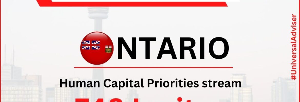 Ontario's First OINP Draw in July Issues 748 NOIs to Human Capital Priorities Candidates
