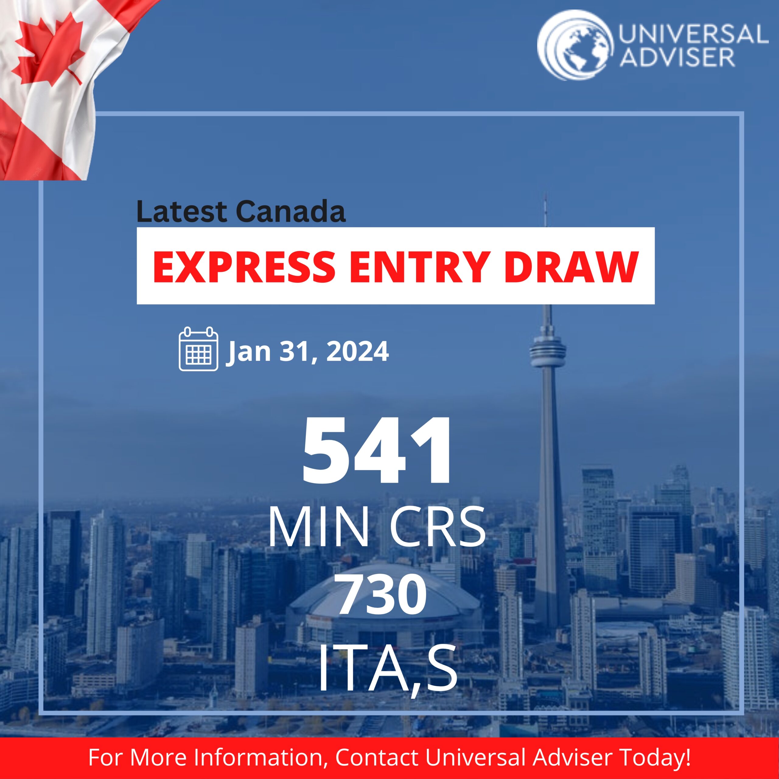 Canada Grants 730 Invitations to Apply (ITAs) in Latest Express Entry Draw