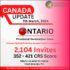 Ontario Latest PNP Draw Issues 2104 ITAs in Human Capital Priorities Stream